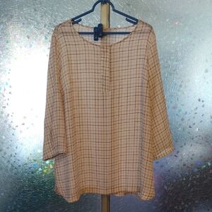 Liz Claiborne 3/4 Sleeve Blouse